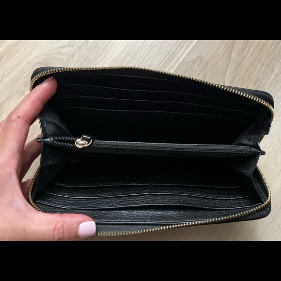 Michael Kors Black Leather Wallet - Picture 4 of 12